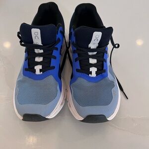 On Running Sneakers in Blue and Black
